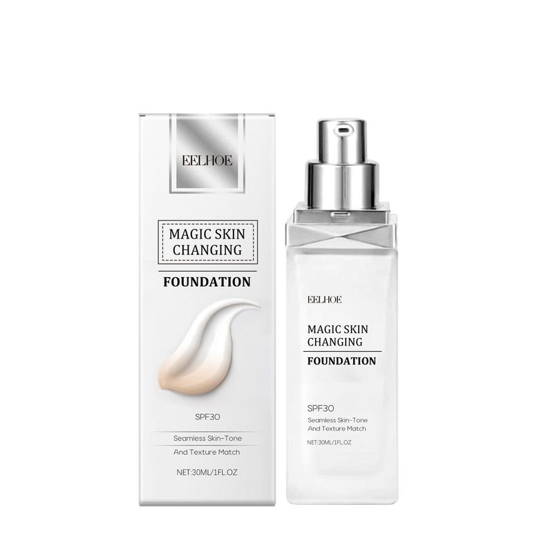 EELHOE Warm Change Makeup Holding Liquid Foundation Is Thin, Moisturizing, Clear, Brightening, And Moisturized_voghion.com