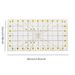 Cutting ruler rectangular ruler sewing and patchwork ruler acrylic two-color hollow ruler_voghion.com