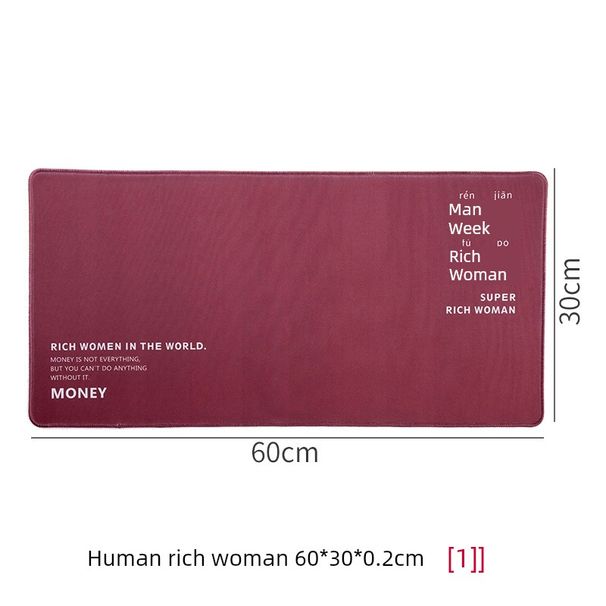 Unbeatable Quality Jujiia Funny Text Mouse Pad Large Computer Office Desktop Thickened Overlock Wristband Non-Slip Table Mat_voghion.com