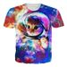 Unschlagbare Qualität 3D Digitaldruck Katze Haustier Kurzarm Lose Casual Herren T-Shirt_voghion.com