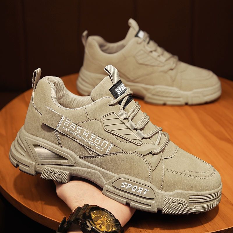 Labor Protection Men's Autumn New Breathable Shoes Korean Version Versatile Thick Sole Construction Site Work Sports_voghion.com