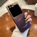 Suitable For ZFlip6 Liquid Silicone Folding Phone ZFlip5 Metallic Paint Magnetic Protective Case, And ZFlip4_voghion.com
