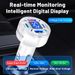 100W Type C Digital Display Car USB Fast Mobile Phone Charging Adapter For IPhone Xiaomi Huawei Samsung Charger_voghion.com