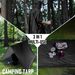 Outdoor Hiking Raincoat Waterproof Camping Mountaineering Multifunctional Portable Rainproof Tarp Cape Ground_voghion.com