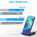 30W Qi Wireless Charger Stand Fast Charging Dock Station For IPhone 13 12 11 Pro X XS Max XR Samsung S20 S10 Xiaomi_voghion.com