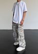 Herrenbekleidung High Street Hip Hop Loose Wide Leg Camouflage Casual Pants Herren Gerade Multi Pocket Overalls Ins Trend_voghion.com