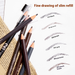 Fin snidning Snabb teckning Extremt fin tråd Ögonbrynspenna Slät Vattentät Hållbar Inte lätt att sudda ut Färghållande penna_voghion.com