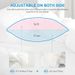Dual-Sided Hotel-Grade Pillow With Soft & Firm Support - 1-5cm Adjustable Height, 20x28 Inch Ergonomic Design For Home & Hospitality_voghion.com