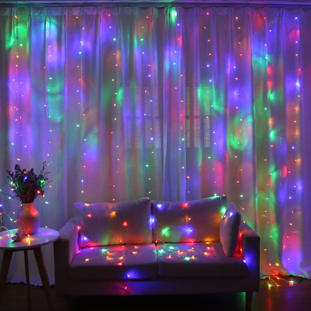 Outdoor Camping Atmosphär Rido Liicht String Waasserdicht Festival Starry Led Eis Sträif Liicht String kleng Liicht faarweg Liicht_voghion.com