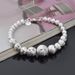 New Smooth Ball Car Flower Snake Belly Sand Bead Bracelet Small Commodity Men's and Women's Electroplated Handicrafts_voghion.com