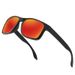 Polarized Sports Sunglasses For Men – Interchangeable Lens UV400 Glasses For Fishing, Cycling & Driving – Sleek Square Frame_voghion.com