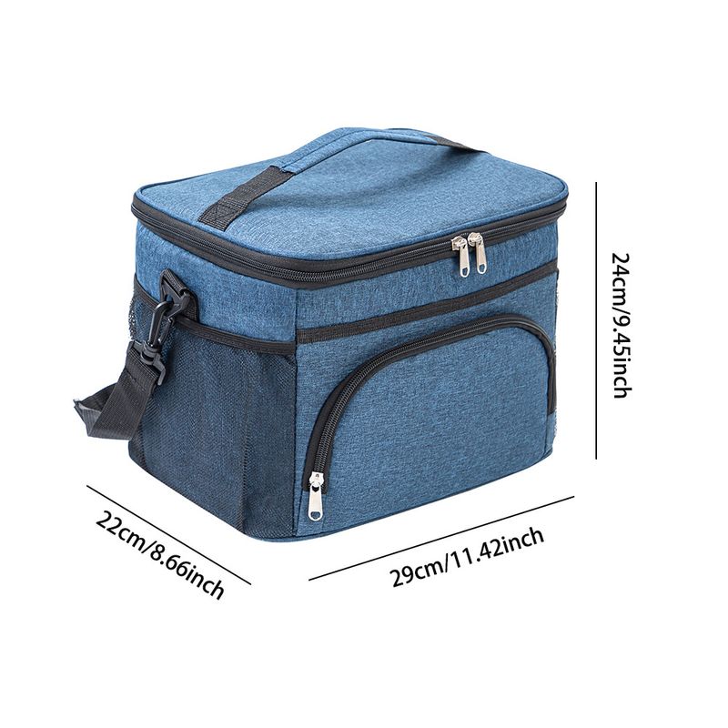 Bolsas para el almuerzo, nueva y popular bolsa de picnic de PEVA, bolsa impermeable, bolsa de almuerzo con aislamiento de gran capacidad, bolsa de almuerzo portátil_voghion.com
