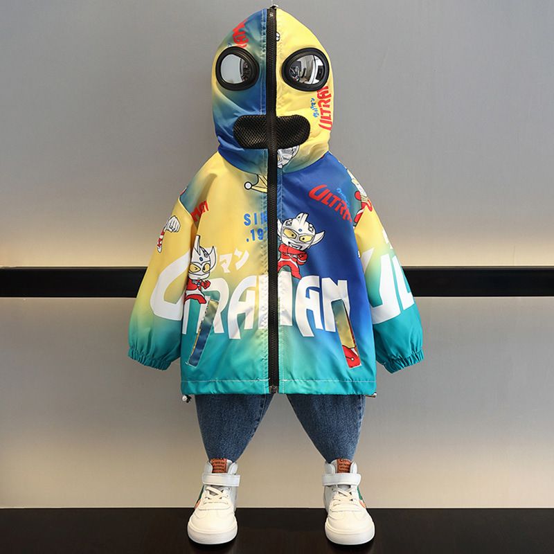 Mother & Kids Boy Jacket New Tops Children's Fashionable Handsome Jacket_voghion.com
