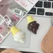 Cartoon süße Eistüte Anhänger Schlüsselanhänger Kawaii lustige simulierte Lebensmittel Schlüsselanhänger Spielzeug neue Geschenke_voghion.com