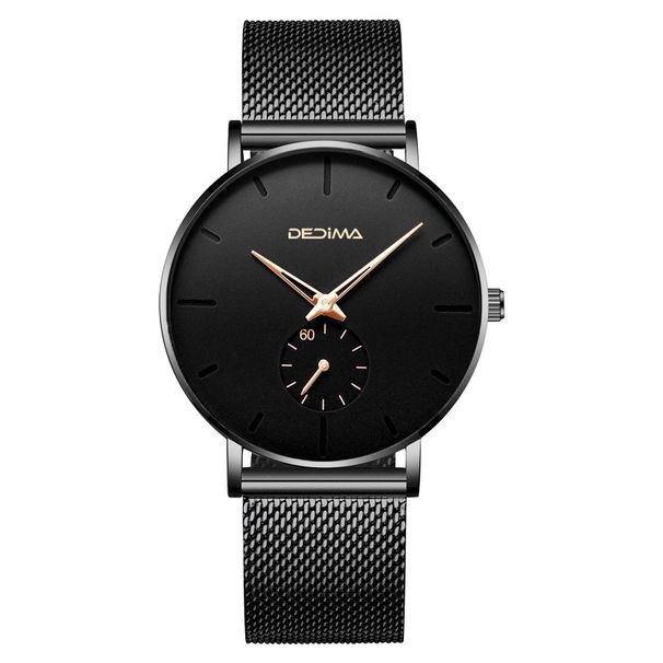 Orologio al quarzo impermeabile da uomo, orologio da studente alla moda con lancetta dei secondi piccola, produttore di Shenzhen, vendita diretta a pronti_voghion.com