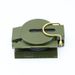 Boussole d'escalade portable en plastique vert armée avec couvercle rabattable pour camping et extérieur_voghion.com