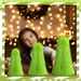 Party Supplies Christmas Day Christmas Atmosphere Green Plush Ornaments Christmas Tree Decoration Props_voghion.com