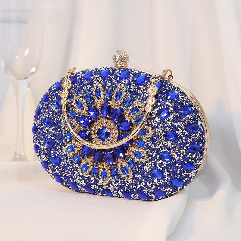 Pochette en alliage avec fleur et diamant pour femme, sac à main pour robe de célébrité, banquet_voghion.com