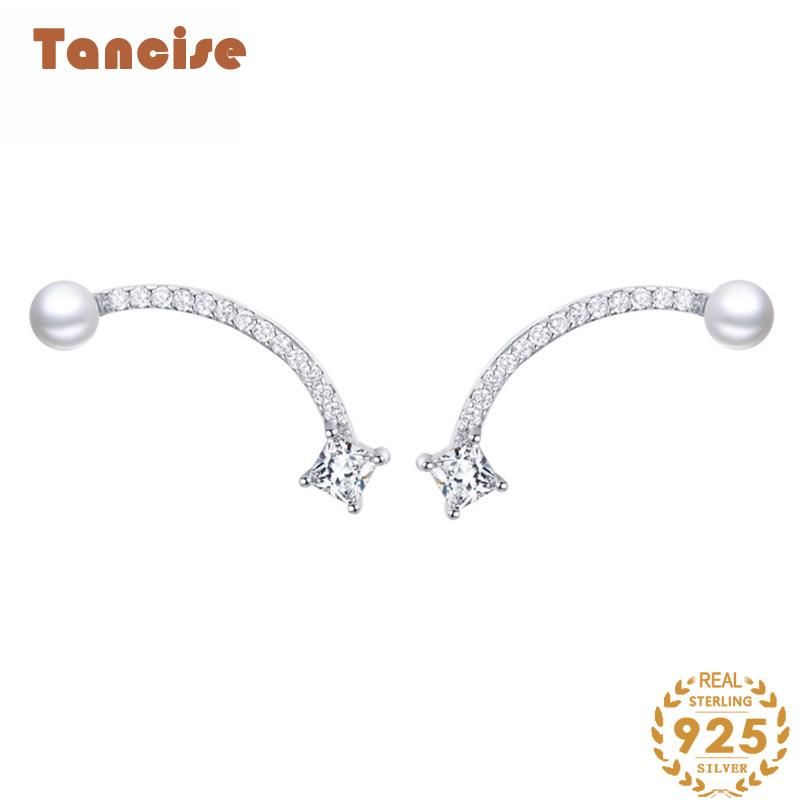 Pendientes Tancise de plata con circón, pendientes colgantes para mujer, regalos de fiesta de boda_voghion.com