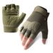 Tactical gloves for men and women 0108 half finger military fans outdoor riding anti cut fighting field training half finger paratrooper gloves_voghion.com