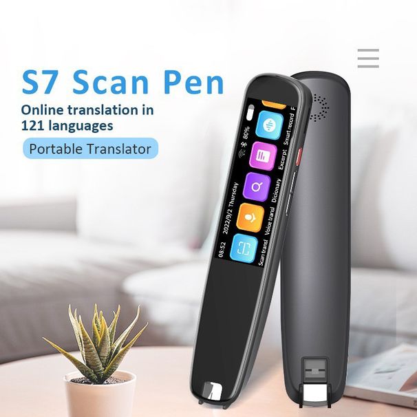 Bolígrafo traductor multilingüe con escáner: traducción OCR en 12 idiomas, lector de texto Bluetooth y herramienta de aprendizaje de idiomas_voghion.com