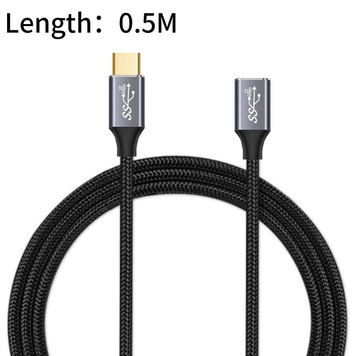 10Gbps Data Line Extension Cable USB 3.1 Gen 2 Type C Cable Fast Charging_voghion.com