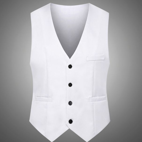 Man's New Running Volume Slim Solid Color Casual Vest _voghion.com
