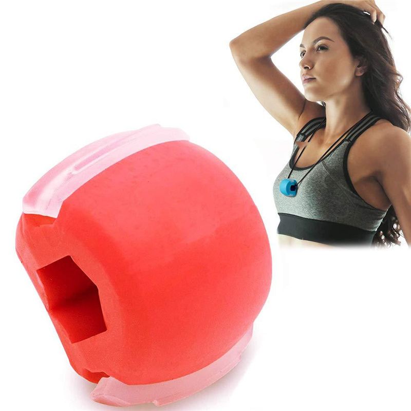 Ballon d'exercice de la mâchoire en gel de silice de qualité alimentaire, ballon d'entraînement musculaire, ballon de fitness, tonification du cou et du visage, entraînement des muscles de la mâchoire, lifting du visage_voghion.com