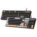 Mechanical E-Sports Gaming Keyboard Green Axis RGB Luminous Three Color Keycap 1.6M Wired USB_voghion.com