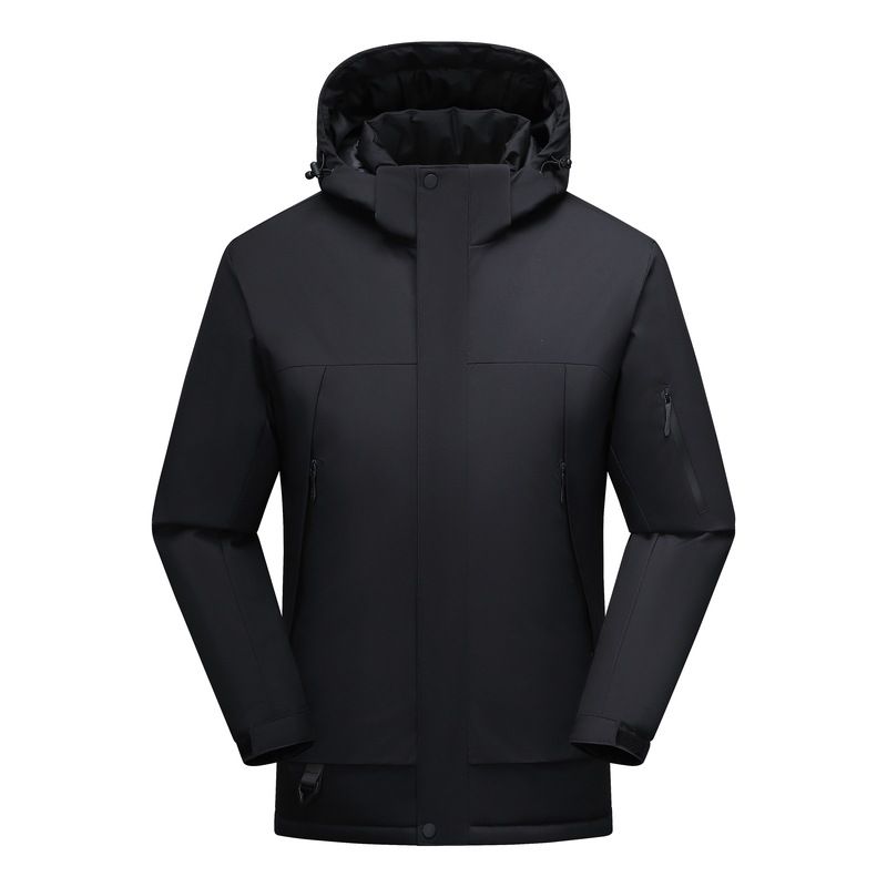 Winter Jacket Men, Thickened Coat, Youth Windproof Waterproof Outdoor Jacket, Warm Cotton Clothing For Men_voghion.com