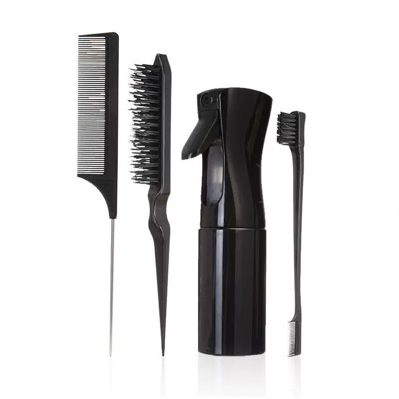 Scalp Massage Shampoo Brush Set - Hollow Comb For Detangling & Styling - Hair Care Kit For Men/Women_voghion.com