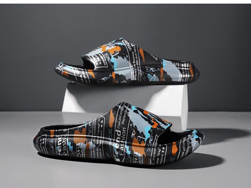 Women EVA Open Toe Soft Slippers Beach Slippers Summer Sliders Sandals_voghion.com