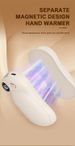 2 1 Magnetic Suction Hand Warmer Power Bank Split Type Self Handwarmers Safe Heating Warmers Pocket Heater In Winter_voghion.com