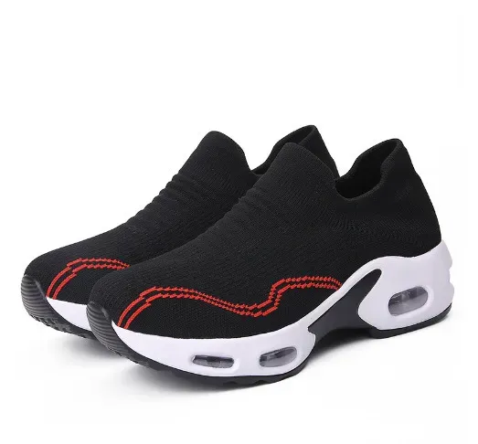 Scarpe sportive da esterno versatili, comode, casual, alla moda, con tallone in rete, traspiranti, con cuscinetto d'aria sul palmo, elastiche_voghion.com