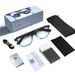 GT51 Auto On/Off Bluetooth Glasses With Metal Spring Hinge, AI Smart Glasses For Music & Calls, Lightweight & Stylish_voghion.com
