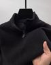 Felpa con mezza cerniera da uomo Felpa in pile con mezza cerniera da uomo Maglione invernale caldo e spesso con collo alto Top termico morbido al tatto_voghion.com