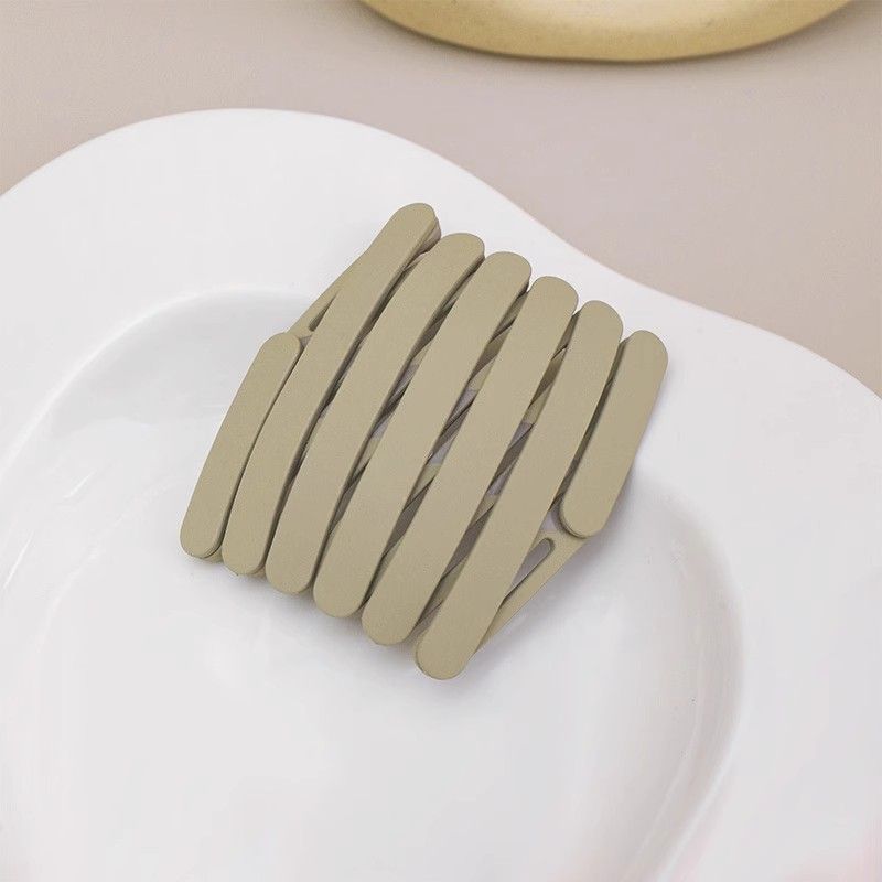 Praktična sklopiva traka za kosu od čvrste plastike za žene i djevojke, rastezljiva traka za glavu, neobična traka za kosu_voghion.com