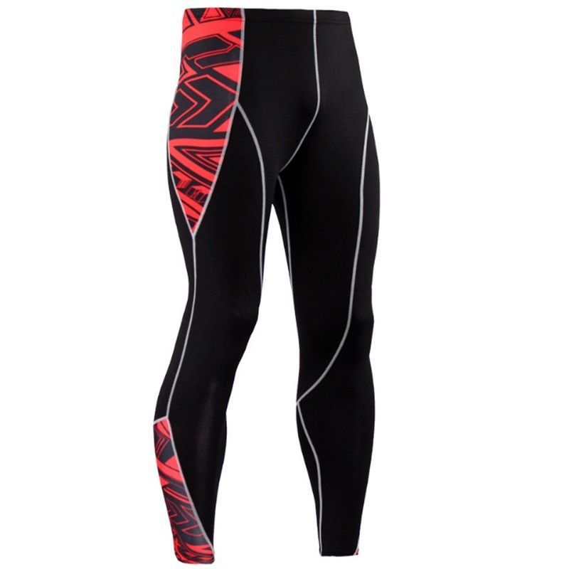 Men's Sports Fitness Clothing Sweat-wicking Running Marathon Tight-fitting Quick-drying High Elastic Two Three_voghion.com