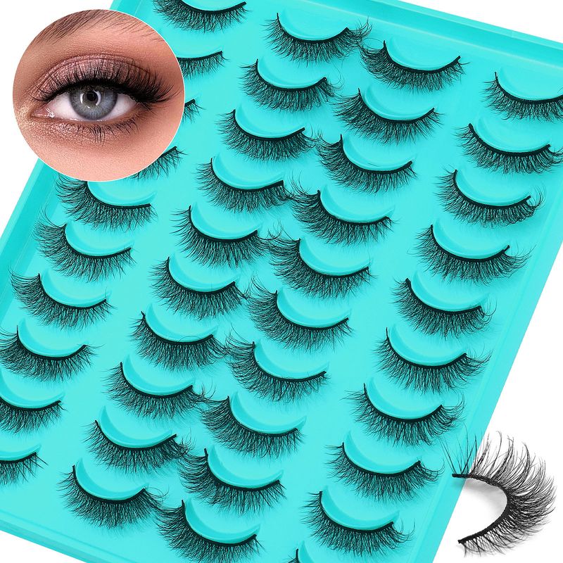 False Eyelashes 20 Pairs Of Eyelashes Multi-Layer Thick High Mink Eyelashes_voghion.com