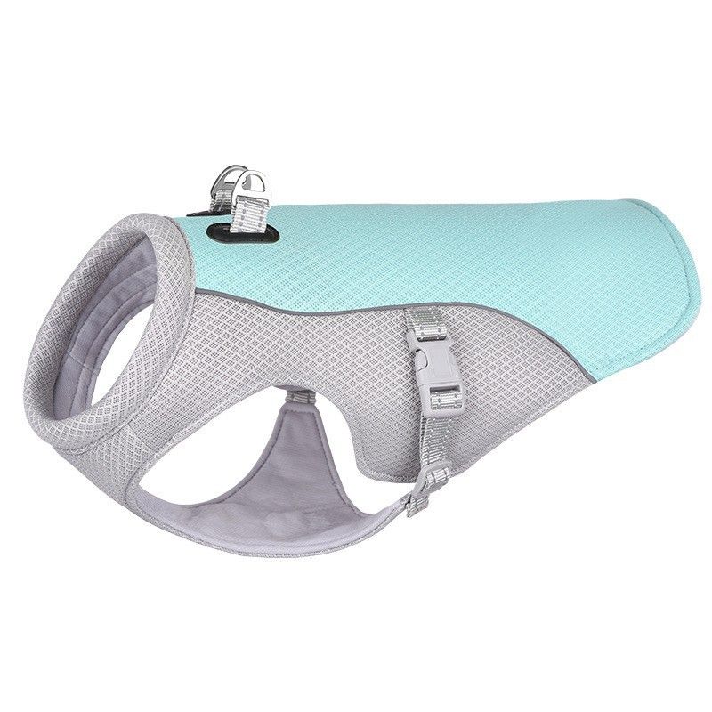 ✅Neue Kühlkleidung für Haustiere, für den Sommer, Hitzeschutz, reflektierende Weste, Corgi, Shiba Inu, atmungsaktiv_voghion.com