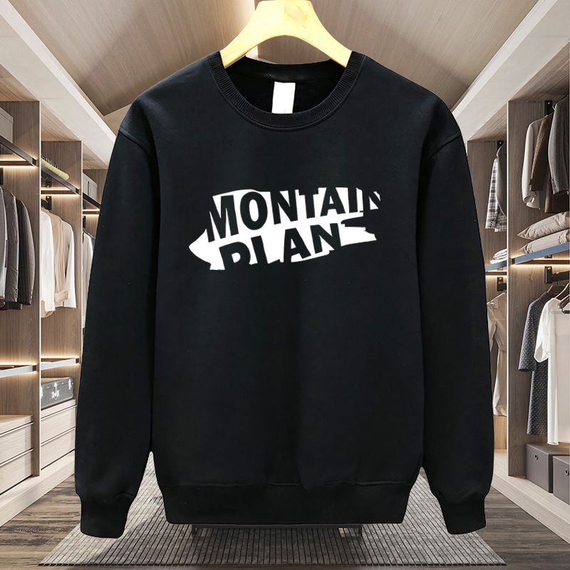 Rundhals-Sweatshirt für Herren im Frühling und Herbst, Langarm-T-Shirt für Studenten 2024, lockere Kapuzenjacke für Paare, Herbst und Winter für Herren_voghion.com
