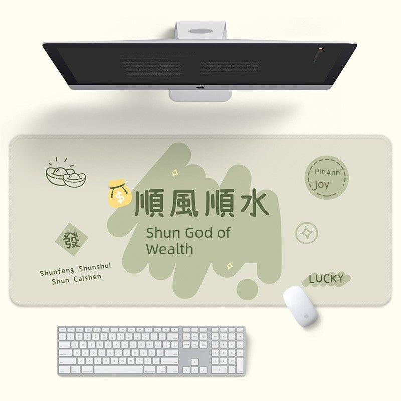 Unbeatable Quality Cute Computer Desktop Girl Large Wrister Protective Mouse Pad_voghion.com