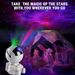 Proyector de luz nocturna con forma de estrella y galaxia, astronauta, nebulosa estrellada, lámpara LED de techo para dormitorio, hogar, decoración, regalo para niños_voghion.com