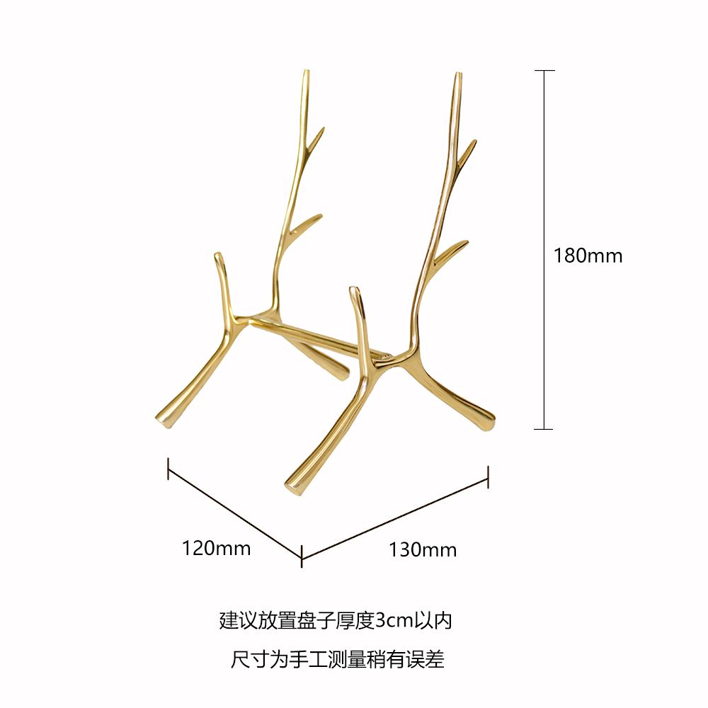 Nordisk messing i rent kobber, utstillingsstativ for bilderammer, porselensbrettpynt_voghion.com