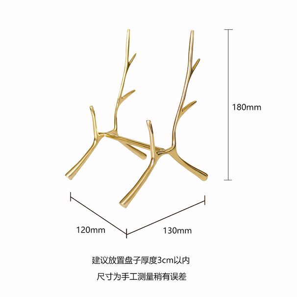 Nordisk messing i rent kobber, utstillingsstativ for bilderammer, porselensbrettpynt_voghion.com