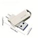 Metal 3.0 USB Flash Drive Type-C 2 In 1 360° Rotating USB-Type-C Universal Type, Suitable For Fast Transfer Between Laptops And Mobile Phones_voghion.com