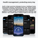 Controllo touch remoto indossabile Sonno Esercizio Temperatura corporea Ossigeno nel sangue Frequenza cardiaca Mestruale Monitoraggio della salute Smart_voghion.com