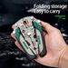 Foldable Stripper, Pulley Design Multi-function Electrician Wire Stripper Winding Crimping Pliers Hand Tool_voghion.com