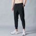 Men's Casual Z Summer Thin Sports Long Loose Jogger Quick-Dry Ice Silk Nine-Point Pants Trendy 9.9By_voghion.com