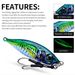 Long Casting 3D Printed Jig 7-200g Bionic Lure Bait Freshwater Saltwater Fishing For Bass And Perch_voghion.com